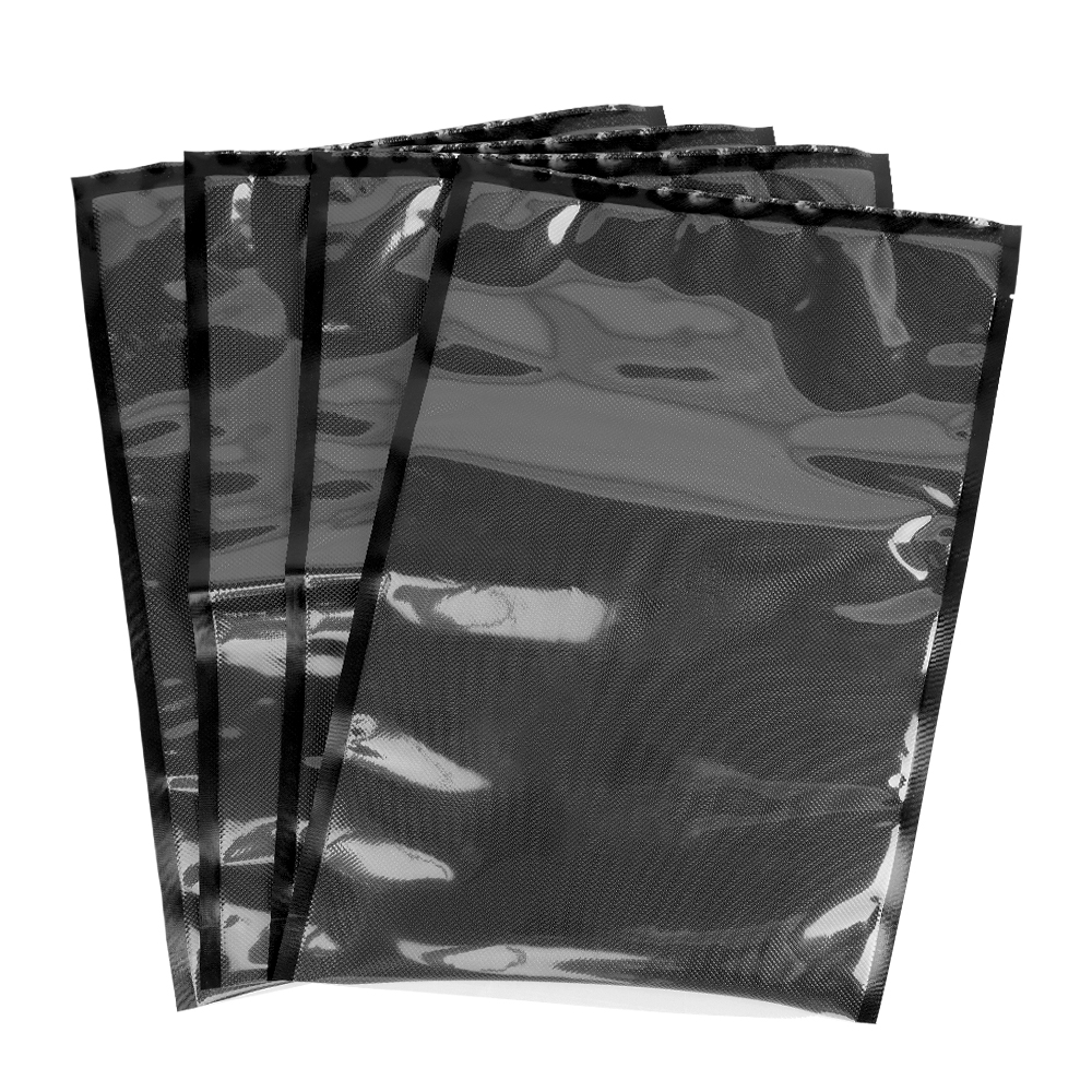 Bolsas para empacar al vacío 20x30cm negra corrugada - Droppy Mart