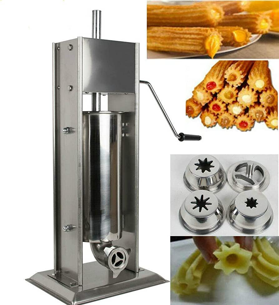 Máquina para hacer churros – 8 boquillas diferentes para máquina de churros  – Churreras para churros y prensa de paja de queso – Punta de churro de